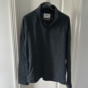 Sonoma Heather Dark Blue XL Pullover Sweater, fleece-lined